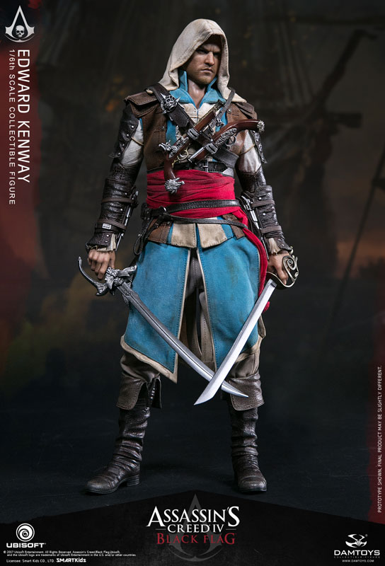 アサシンクリード ブラックフラッグ フィギュア 1/6 コレクティブル フィギュア アサシン クリード4 ブラック