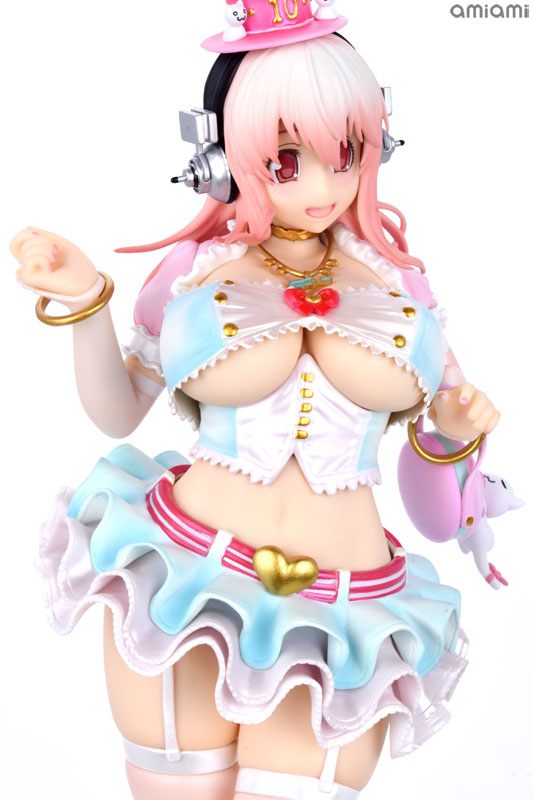 すーぱーそに子10th Anniversary Figure birthday Super Sonico 10th Anniversary 1/7 Figure Birthday Party ver