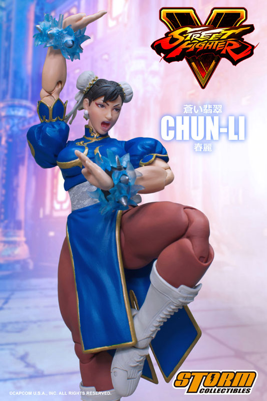正規品 ストームコレクティブルズ　ストリートファイター　春麗 フィギュア ストームコレクタブルズ ストリートファイターV 春麗｜ホビーの