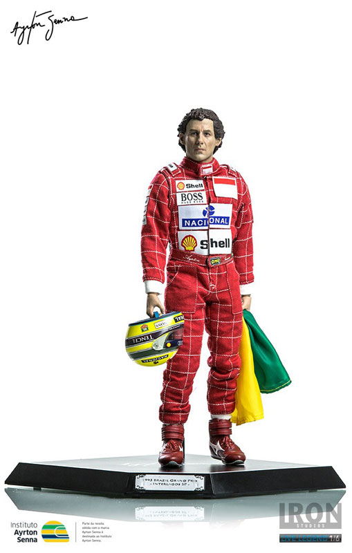 アイルトン・セナ 1993 ブラジルGP 1/6 ライブレジェンド アクション