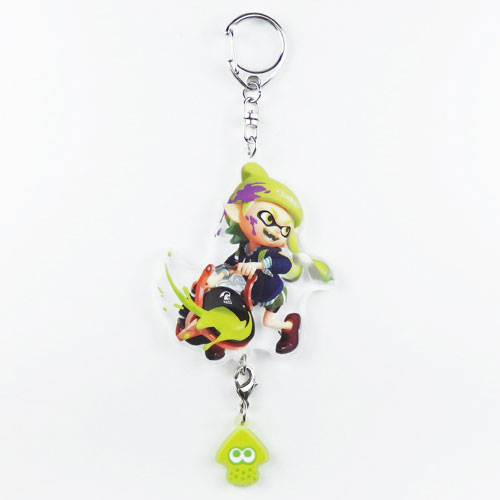 スプラトゥーン2 ラバーチャームつき アクリルキーホルダー 全8種 