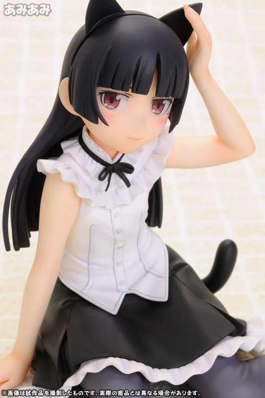 黑喵音樂様　3set 俺の妹がこんなに可愛いわけがない 黒猫 【お座りVer.】 電撃屋