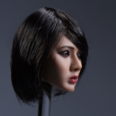 1/6 アジア人女性ショート黒髪 (YMT-002B)[YM Toys]《在庫切れ》