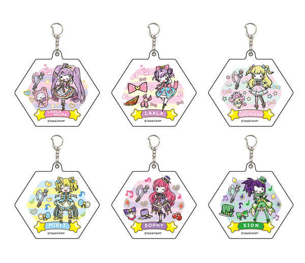 アクリルキーホルダー(6角形)「アイドルタイムプリパラ」01