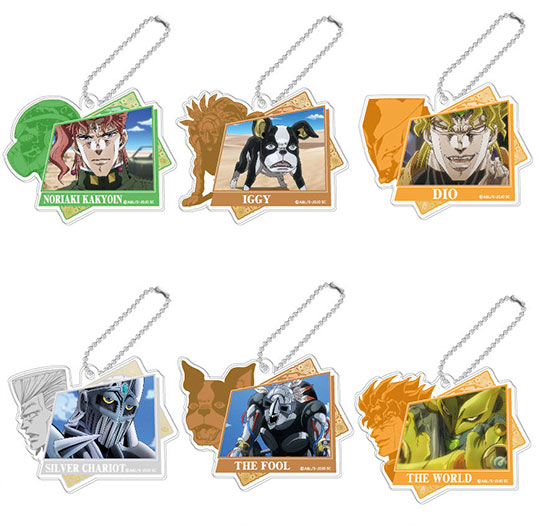 【ジョジョ】 チョコラータ セッコ デコフレアクリルキーホルダー 2個セット ジョジョ】 チョコラータ セッコ デコフレアクリルキーホルダー