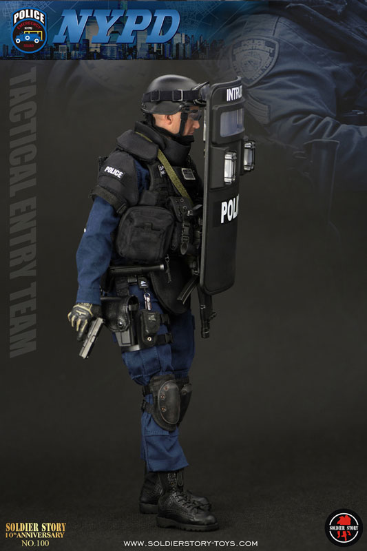 お値下げ 珍品 NYPD ESU ニューヨーク市警 特殊部隊 ESU 上下セット 1/6 NYPD ESU(ニューヨーク市警察 特殊部隊) タクティカル