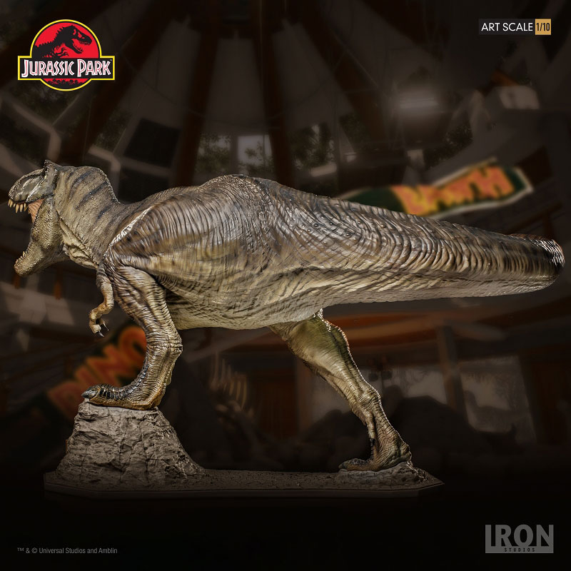 ジュラシックパーク ティラノサウルス スタチュー フィギュア 1/10 ジュラシック・パーク/ T-REX ティラノサウルス 1/10 アート