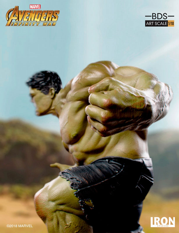 アベンジャーズ インフィニティ・ウォー ハルク アイアン・スタジオ フィギュア マーベル』【アイアン・スタジオ スタチュー】「バトルジオラマ