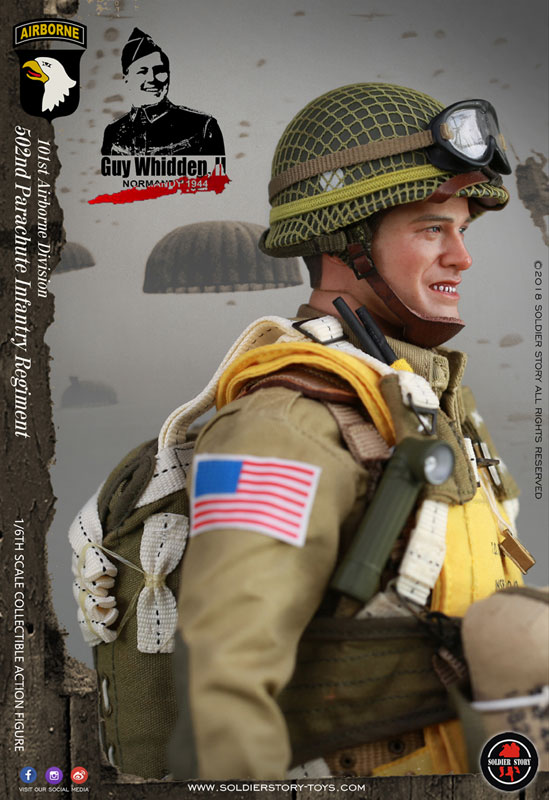 1/6 第二次世界大戦 アメリカ軍 第101空挺師団 GUY WHIDDEN，II