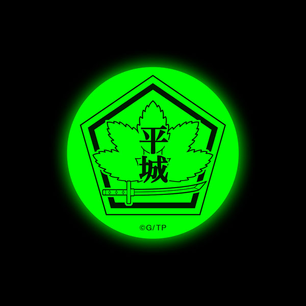 刀使ノ巫女 高発光缶バッジ 平城学館校章 グルーヴガレージ 在庫切れ