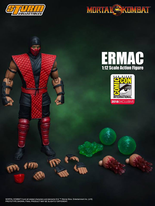 モータルコンバット 1/12 アクションフィギュア アーマック SDCC2018