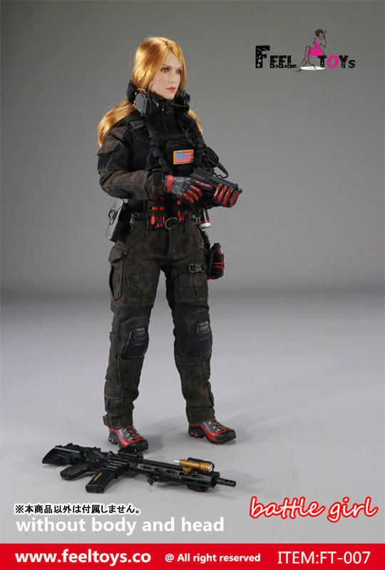 1/6 バトル ガール Feel Toys 装備 服 銃 売れ筋】 1/6 バトル ガール Feel Toys 装備 服 銃 ミリタリー