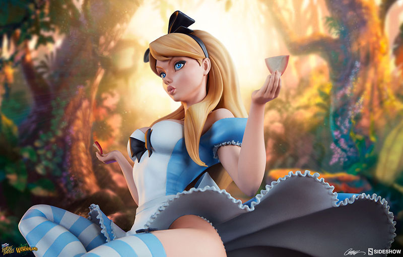 『フェアリーテイル・ファンタジー』 スタチュー 不思議の国のアリス by J・スコット・キャンベル FIGURE-041903_02.jpg