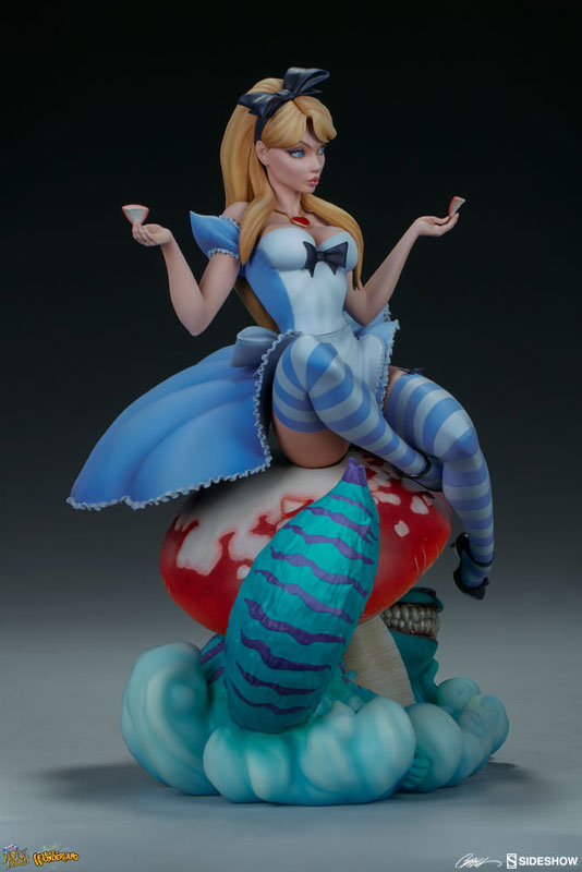 『フェアリーテイル・ファンタジー』 スタチュー 不思議の国のアリス by J・スコット・キャンベル FIGURE-041903_11.jpg