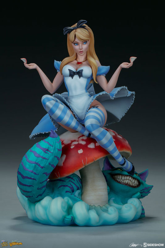 『フェアリーテイル・ファンタジー』 スタチュー 不思議の国のアリス by J・スコット・キャンベル FIGURE-041903_13.jpg