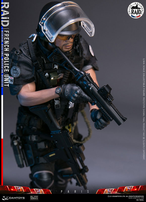 フランス国家警察特別介入部隊(RAID) 1/6 可動フィギュア[DAMTOYS