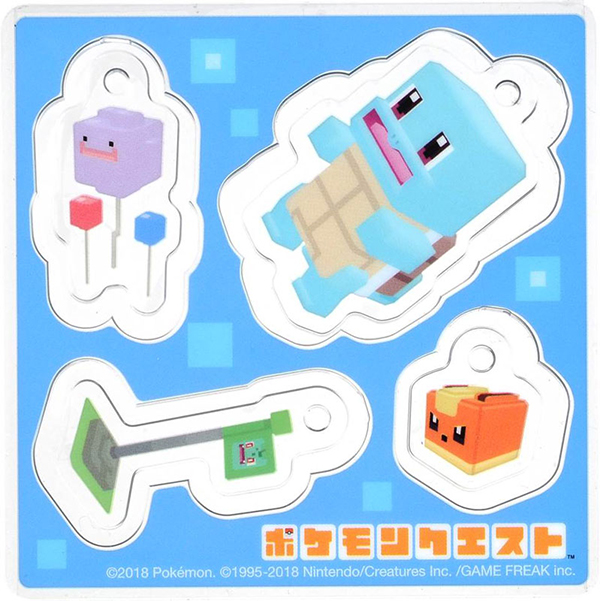 ポケモンクエスト ポクセルアクリルマスコット ゼニガメ タカラトミー 送料無料 在庫切れ