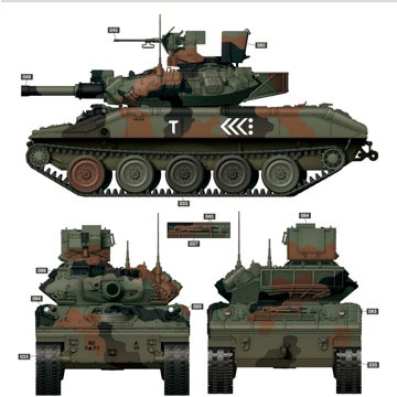 1/35 M551A1/TTS シェリダン プラモデル[ライフィールドモデル]《在庫切れ》