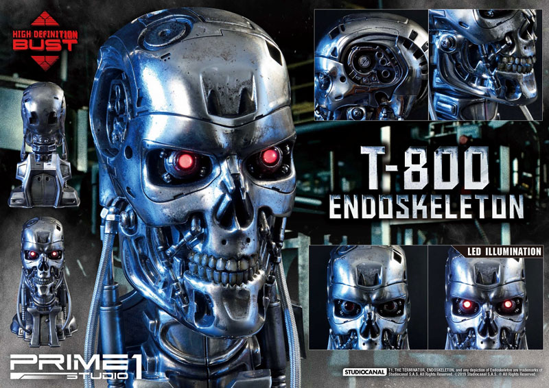 ターミネーター T-800 エンドスケルトン 1/4バストモデル ターミネーター T-800 エンドスケルトン 1/4バストモデル