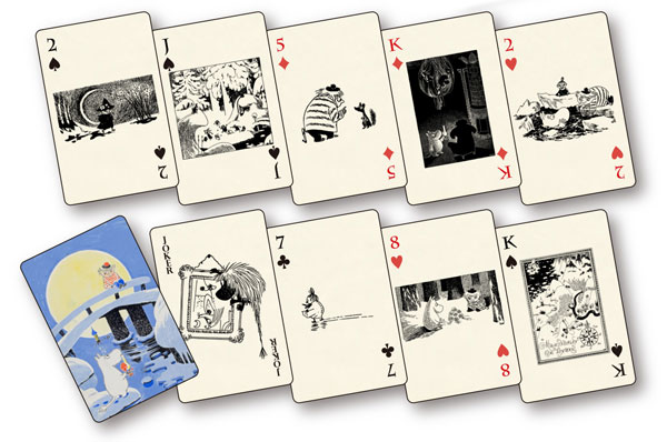 ムーミン ブック型トランプ ムーミン谷の冬[エンスカイ]《在庫切れ》