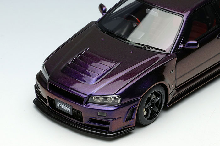 1/43 ニスモ R34 GT-R Z-tune ミッドナイトパープル3[メイクアップ