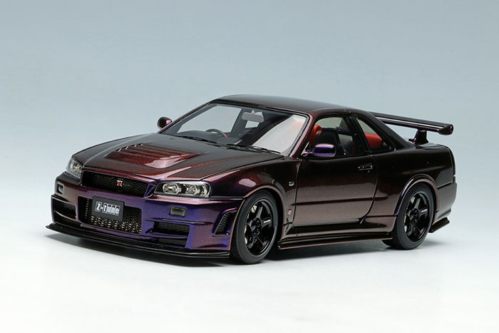 1/43 ニスモ R34 GT-R Z-tune ミッドナイトパープル3[メイクアップ