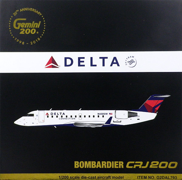 1/200 Gemini200 CRJ-200 デルタコネクション N430SW[ジェミニ]《在庫切れ》