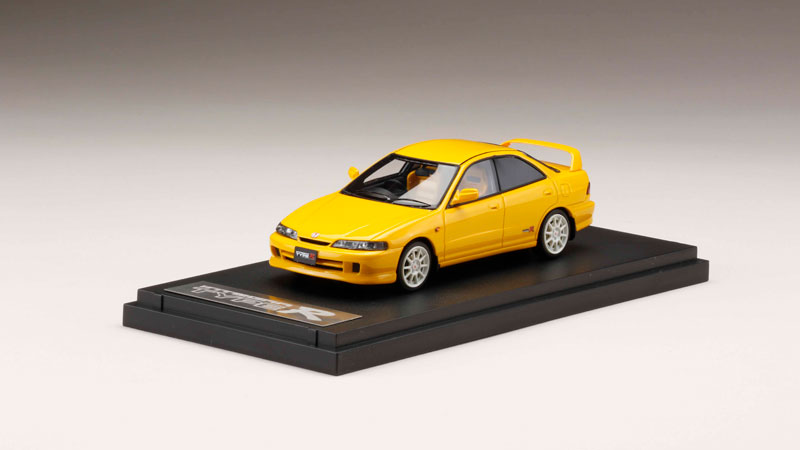 1/43 ホンダインテグラ TYPE R (DB8) 1998 サンライトイエロー 