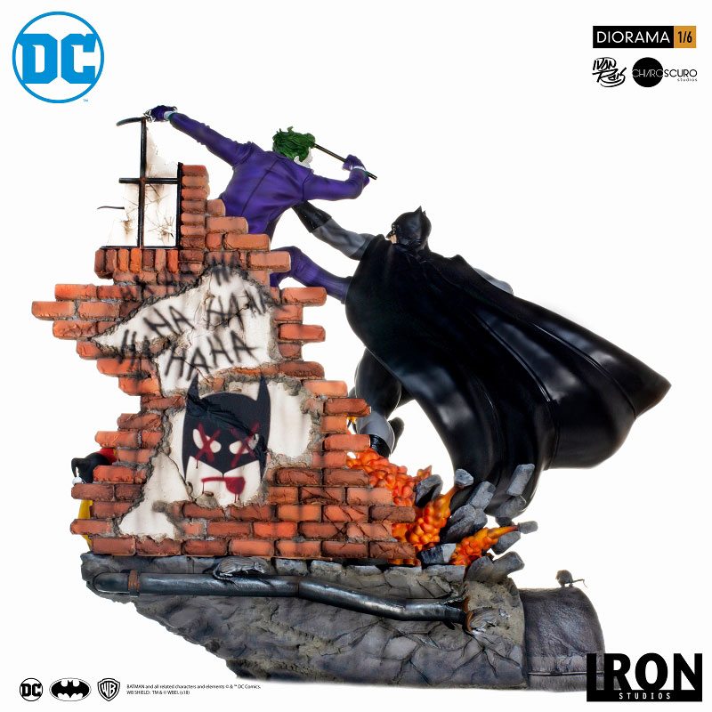 DCコミックス/ バットマン vs ジョーカー 1/6 バトルジオラマ