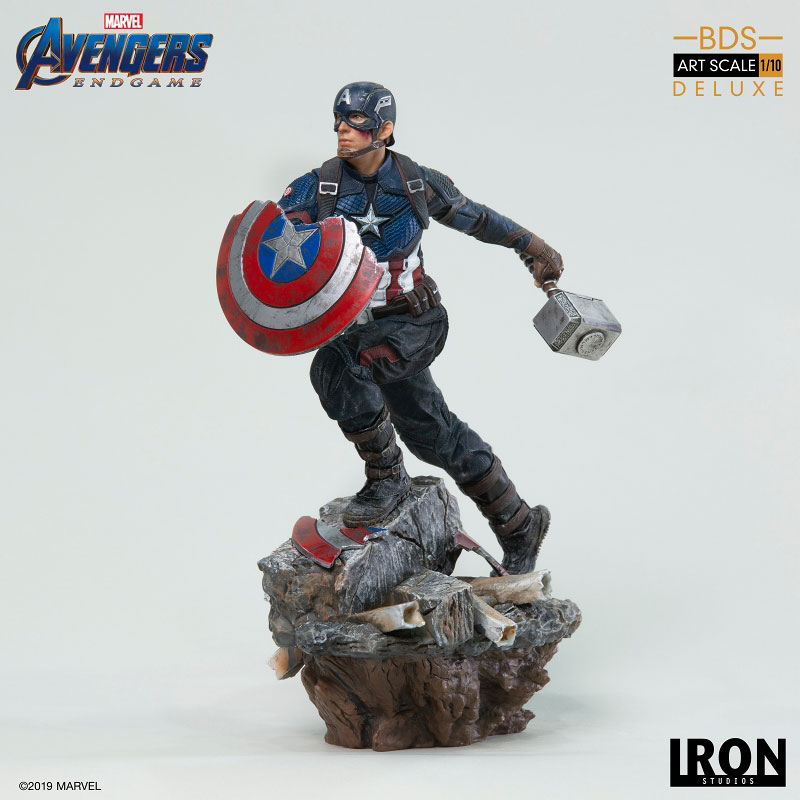 Iron Studios キャプテン・アメリカ フィギュア 4分1スケールDX版