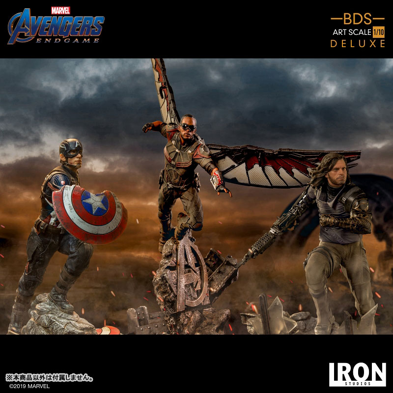 アイアンスタジオ　アベンジャーズ　エンドゲーム　ファルコン フィギュア専門店 -ソダチトイズ / アイアンスタジオ
