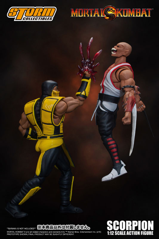 モータルコンバット 1/12 アクションフィギュア スコーピオン