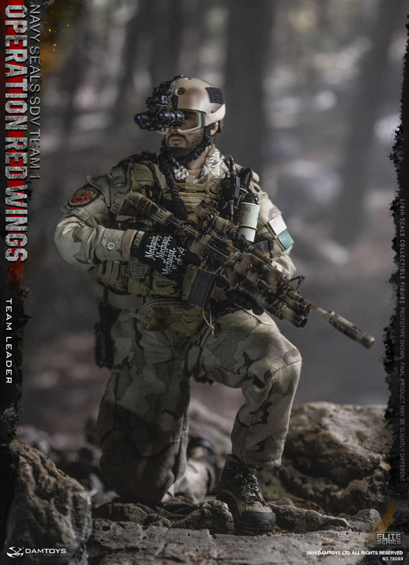 1/6 アクションフィギュア ネイビー シール SDV チーム1 レッド