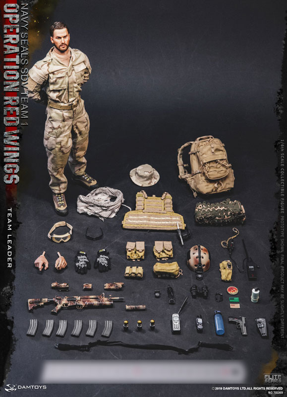 1/6 アクションフィギュア ネイビー シール SDV チーム1 レッド