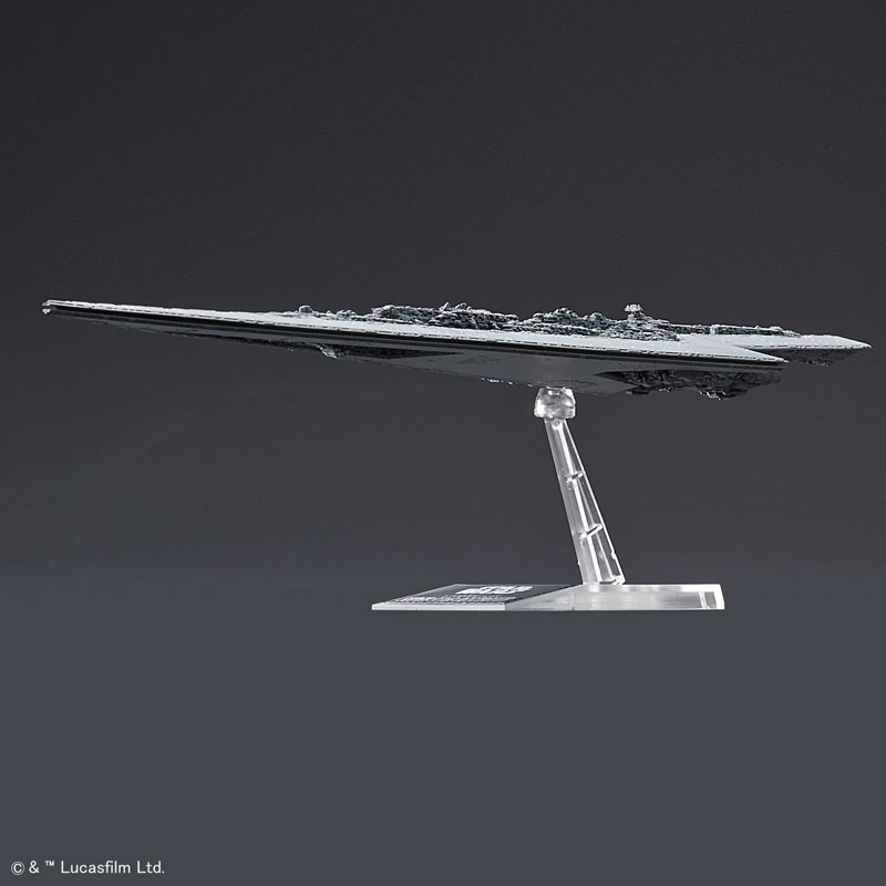 Bandai Vehicle Model 1/14500 Imperial-class Ⅱ Star Destroyer+1/100000 Executor-class Star Dreadnought(aka Super Star Destroyer)(Star Wars Episode Ⅵ:Return of the Jedi)