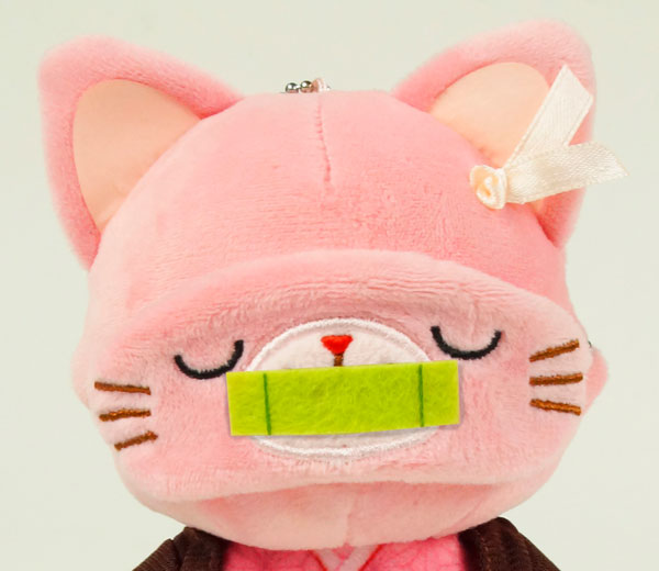鬼滅の刃 アイマスク付きぬいぐるみキーホルダー withCAT 竈門禰豆子