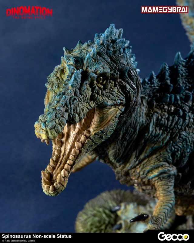 売約済み　Gecco　豆魚雷 Dinomation スピノサウルス　ねんど星人 Dinomation ダイノメーション/ スピノサウルス スタチュー