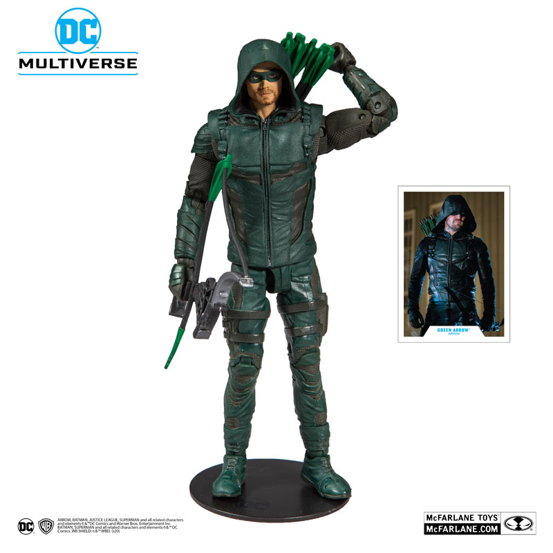 フィギュア　オリバー・クイーン＆デスストローク 2PK(2体セット) 「ARROW/アロー」 7インチ アクションフィギュア Amazon.co.jp: DC マルチバース グリーンアロー 7インチ