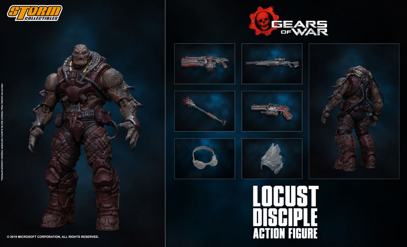 Gears of War (ギアーズ・オブ・ウォー) アクションフィギュア ローカスト ディサイプル[ストームコレクティブルズ]《在庫切れ》