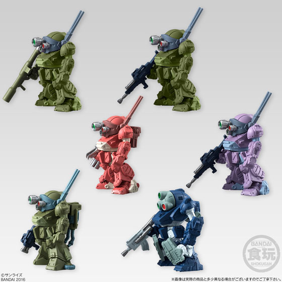 【オンライン限定商品】  装甲騎兵ボトムズコンバージ スタンダード 全6種セット ゲームキャラクター