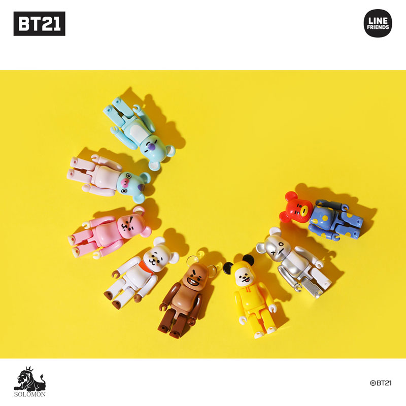 BT21×BE＠RBRICK(ベアブリック) 10個入りBOX[ソロモン商事]【送料無料 