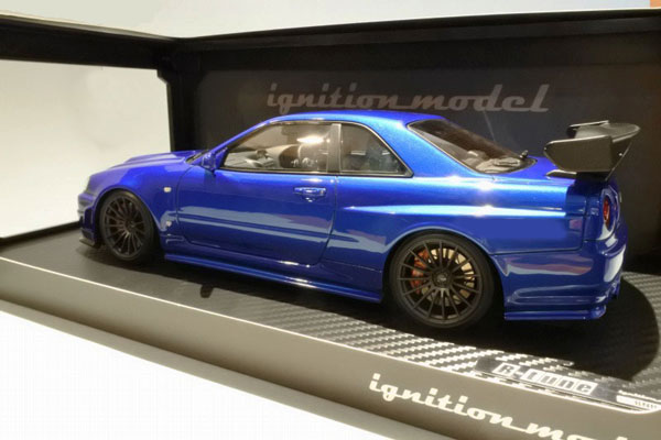 1/18 Nismo R34 GT-R R-tune Bayside Blue[イグニッションモデル