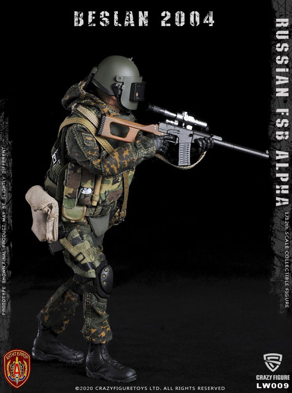 1/12 ロシア FSB アルファ部隊 スナイパー ベスラン 2004[クレイジー