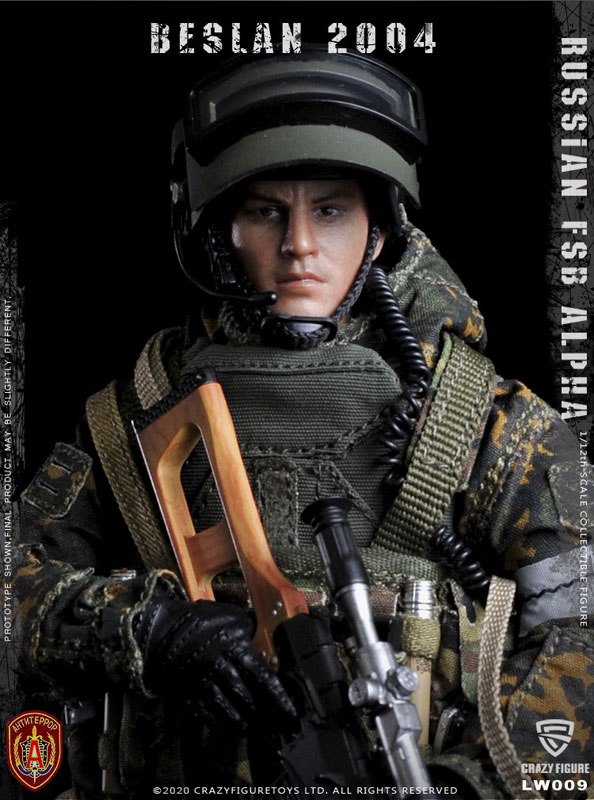 1/12 ロシア FSB アルファ部隊 スナイパー ベスラン 2004[クレイジー