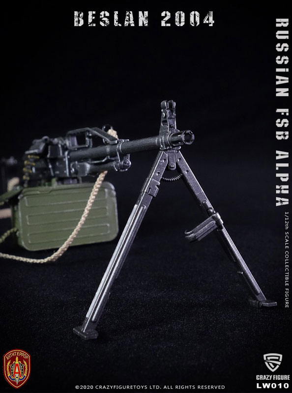 1/12 ロシア FSB アルファ部隊 マシンガンナー ベスラン 2004