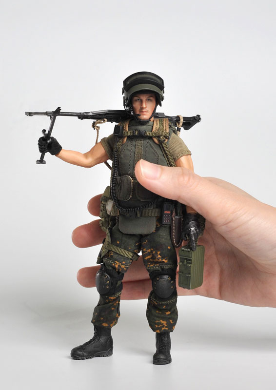 クレイジーフィギュア ロシア FSB アルファ部隊 マシンガンナー ベスラン 1/12 ロシア FSB アルファ部隊 スナイパー ベスラン 2004[クレイジー