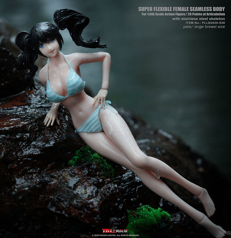 1/6 スーパーフレキシブル 女性シームレスボディ ペール ラージ