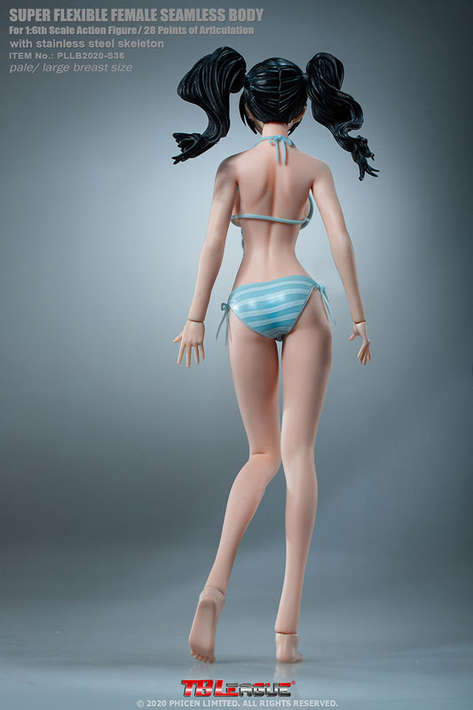 1/6 フィメール スーパーフレキシブル シームレス ペール ラージバスト 1/6 スーパーフレキシブル 女性シームレスボディ ペール ラージ