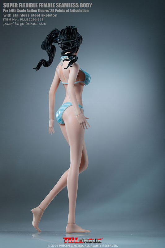 1/6 フィメール スーパーフレキシブル シームレス ペール ラージバスト 1/6 スーパーフレキシブル 女性シームレスボディ ペール ラージ