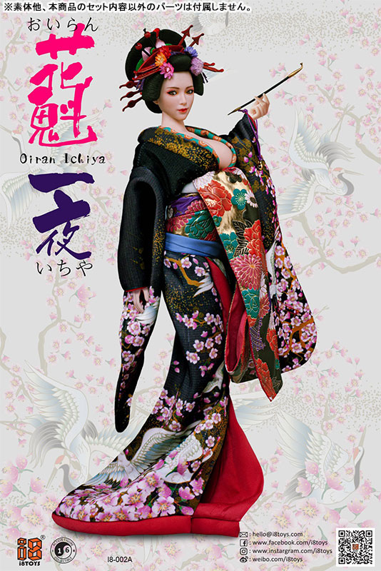 1/6 女性用アウトフィット セット 花魁一夜 A ヘッド付[i8TOYS